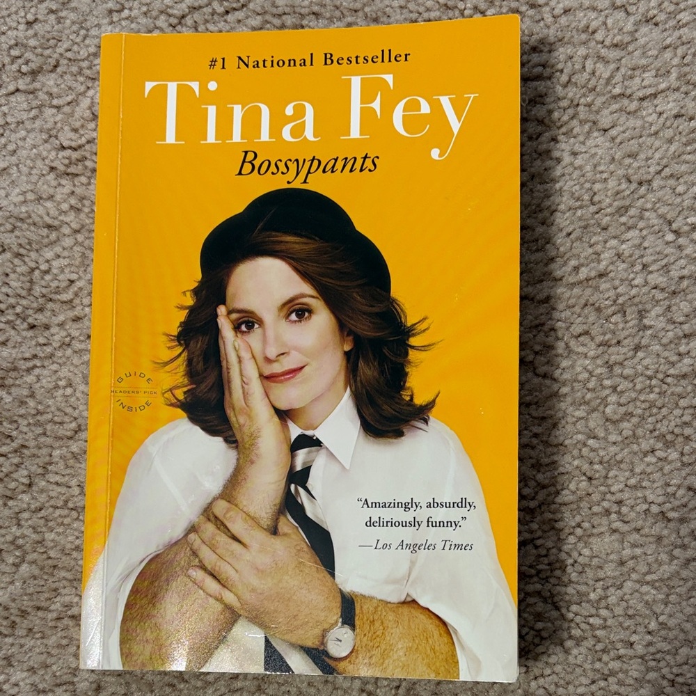 Bossypants Book by Tina Fey- soft cover